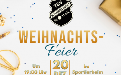 Einladung zur TSV Weihnachtsfeier 2025