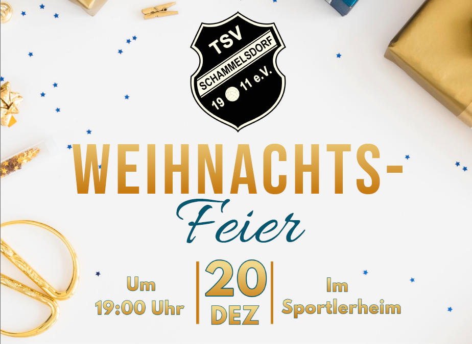 Einladung zur TSV Weihnachtsfeier 2025